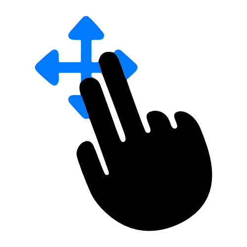 DICOM Studio Go - Touch and Drag Gesture